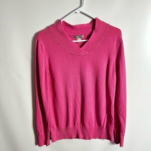 White Stag Pink Long Sleeve sweater